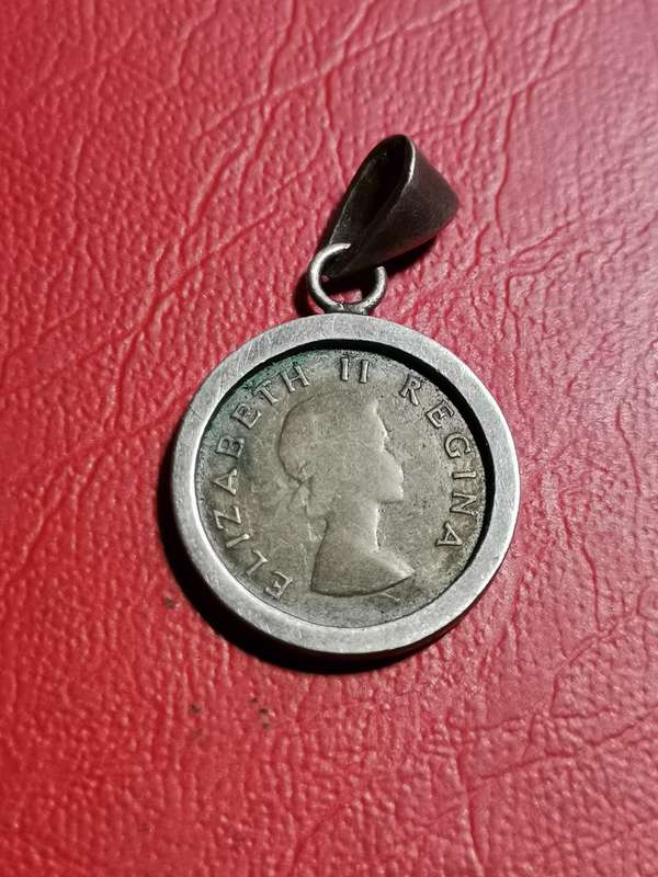 1953 3P IN SILVER PENDANT