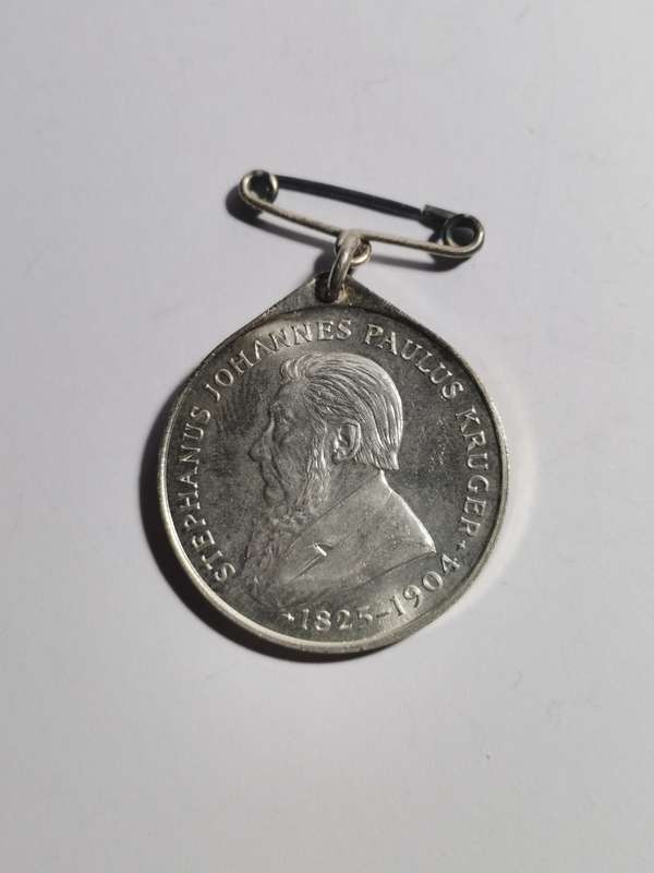 925 SILVER PAUL KRUGER 1954 KERKPLEIN MEDALLION