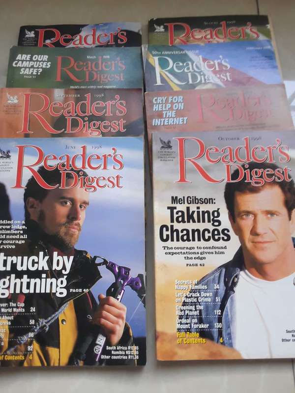 Readers Digest - 30 copies from 1994 to 1999