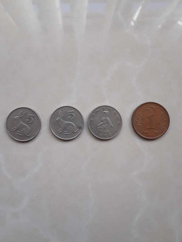 8 Southern African coins.