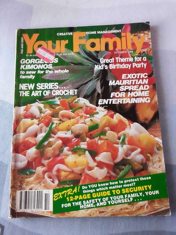Your Family Magazine - 10 Copies from 1988 - 9 pull-outs.