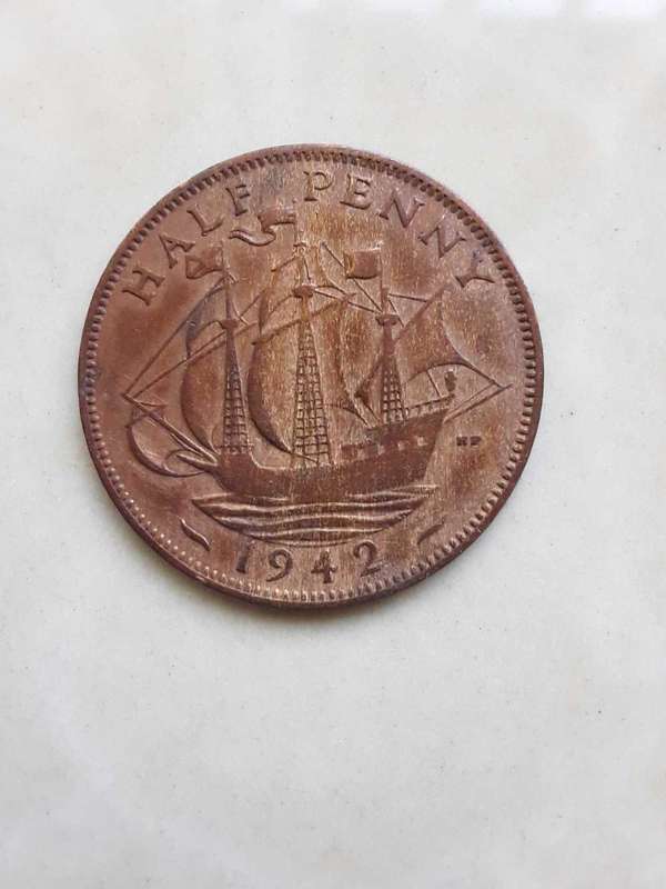 6 Coins from Europe and Britain