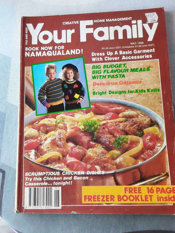 Your Family Magazine - 10 Copies from 1988 - 9 pull-outs.