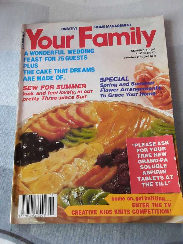 Your Family Magazine - 10 Copies from 1988 - 9 pull-outs.