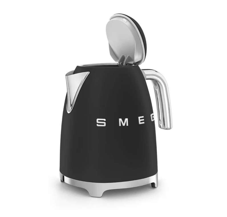 Smeg 1.7L Retro Kettle Black - KLF03BLSA