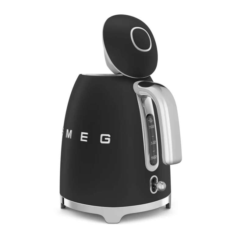Smeg 1.7L Retro Kettle Black - KLF03BLSA
