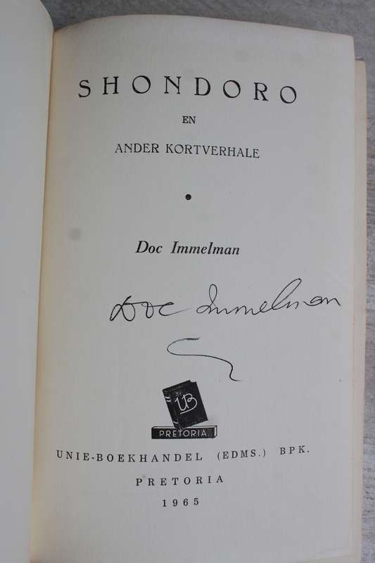GETEKEN: Shondoro - Doc Immelman