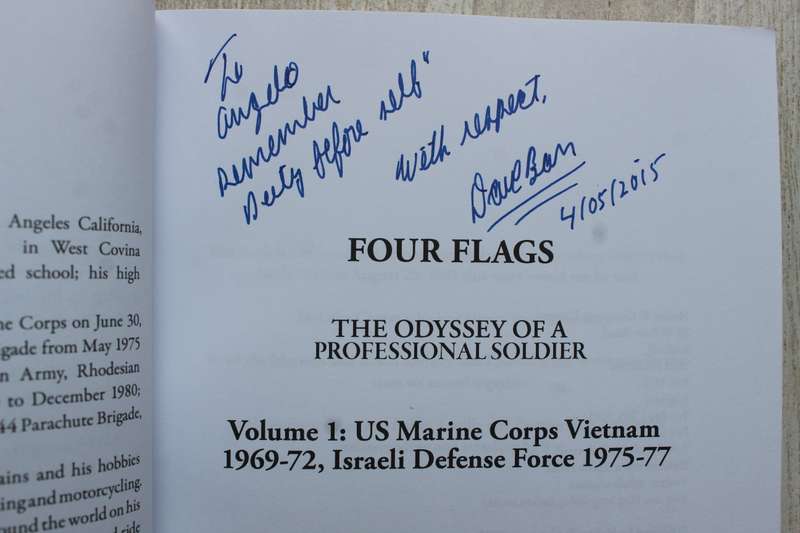SIGNED: Four Flags, The Odyssey of a Professional Soldier: Part 1 & 2 - Dave Barr