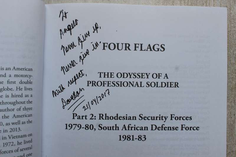 SIGNED: Four Flags, The Odyssey of a Professional Soldier: Part 1 & 2 - Dave Barr