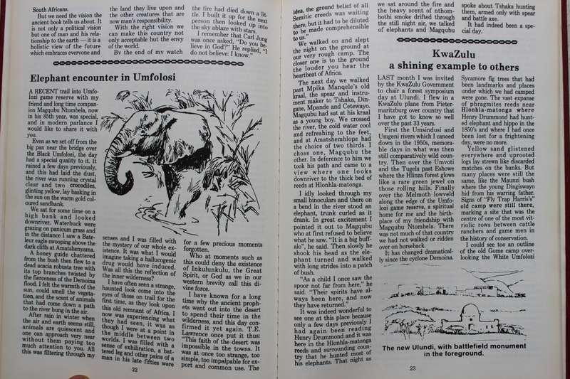 SIGNED: Man and Wilderness / Ian Player