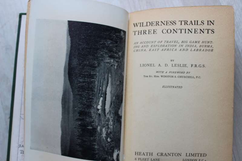 Wilderness Trails in three Continents - Lionel Leslie