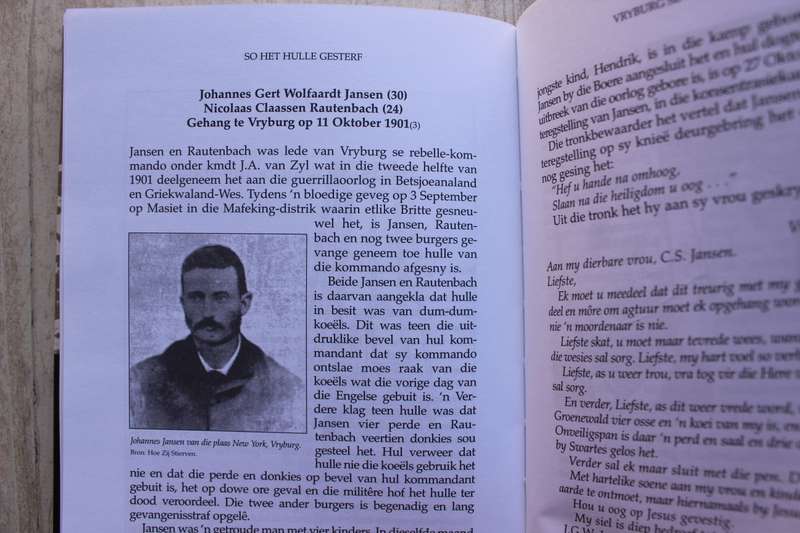 GETEKEN. SO HET HULLE GESTERF 1899-1902 Graham Jooste Abrie Oosthuizen