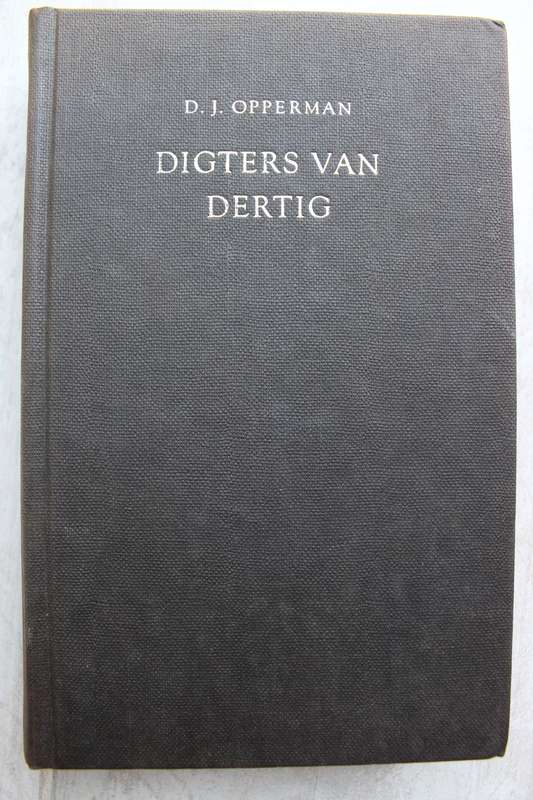 DJ OPPERMAN - DIGTERS VAN DERTIG