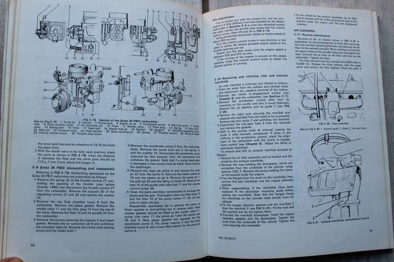 Citroen - ID,D,DS, 19,20,21, D Special Super, D Super 5 - 1966-73 Autobooks - Owners Workshop Manual