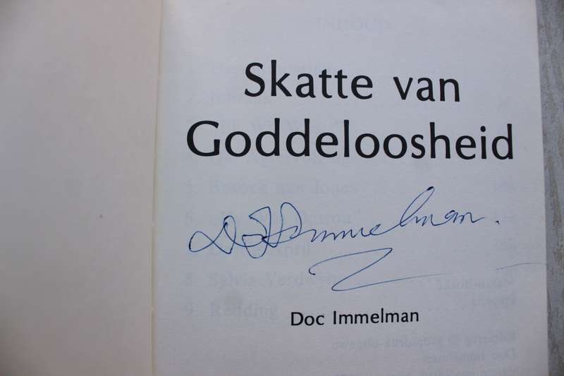 GETEKEN: Skatte van Goddeloosheid. Doc Immelman