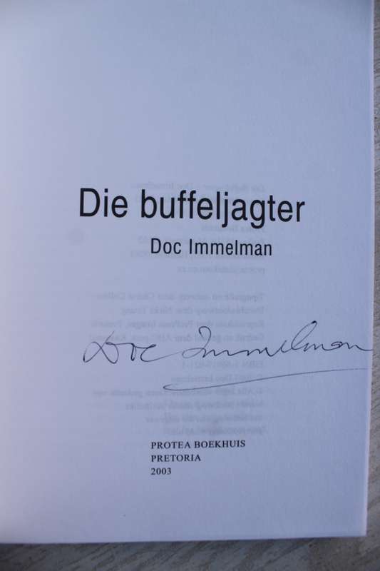 GETEKEN: Die Buffeljagter. Doc Immelman.