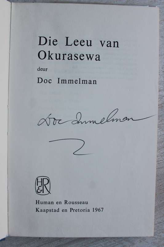 GETEKEN: Die leeu van Okurasewa - Doc Immelman