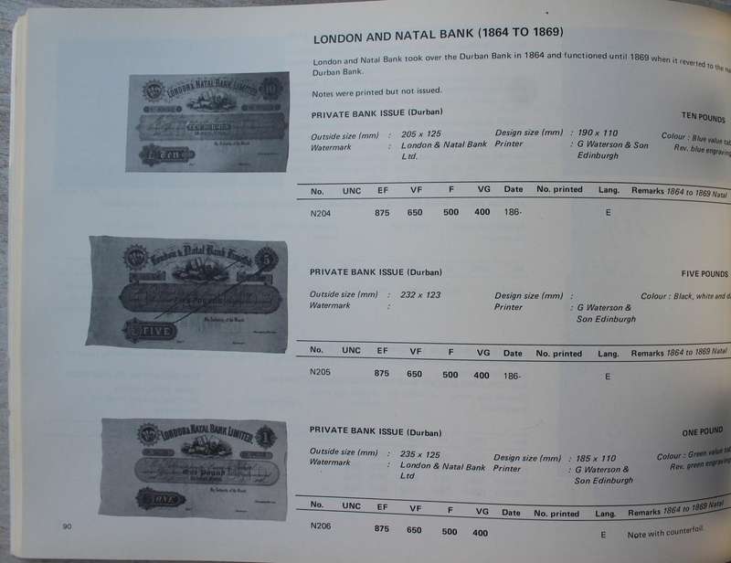 Trends South African Paper Money Standard Catalogue of the Banknotes of South Africa
