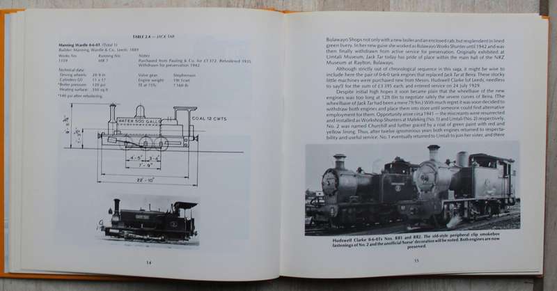 The steam locomotives of Rhodesia Railways 1892-1979 by E.D. Hamer