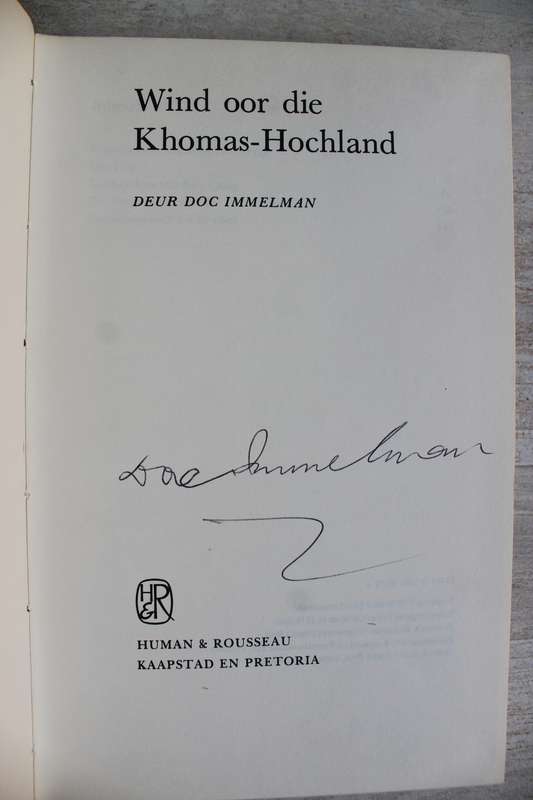 GETEKEN: Wind oor die Khomas-Hoogland / Doc Immelman