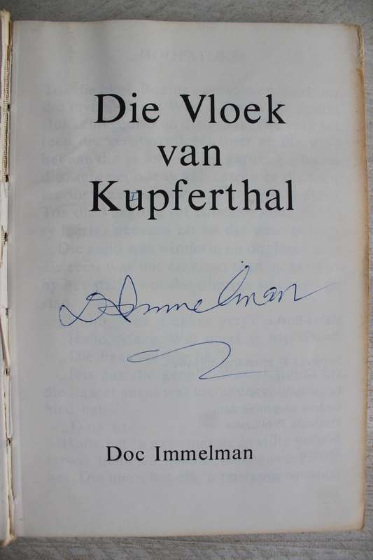 GETEKEN: Die  vloek van Kupferthal - Doc Immelman