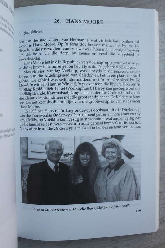 HERMANUS STORIES 2, HISTORICAL ANECDOTES OF HERMANUS - SJ du Toit