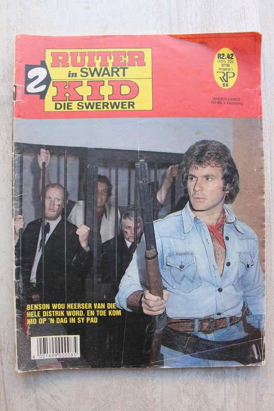 Ruiter In Swart / Kid Die Swerwer  nommer 88 fotoboek foto boek picture book