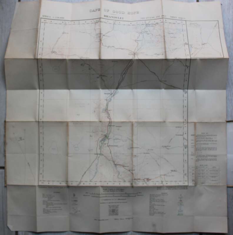 Cape of Good Hope Reconnaissance Series, Folding Map Brandvlei 1911