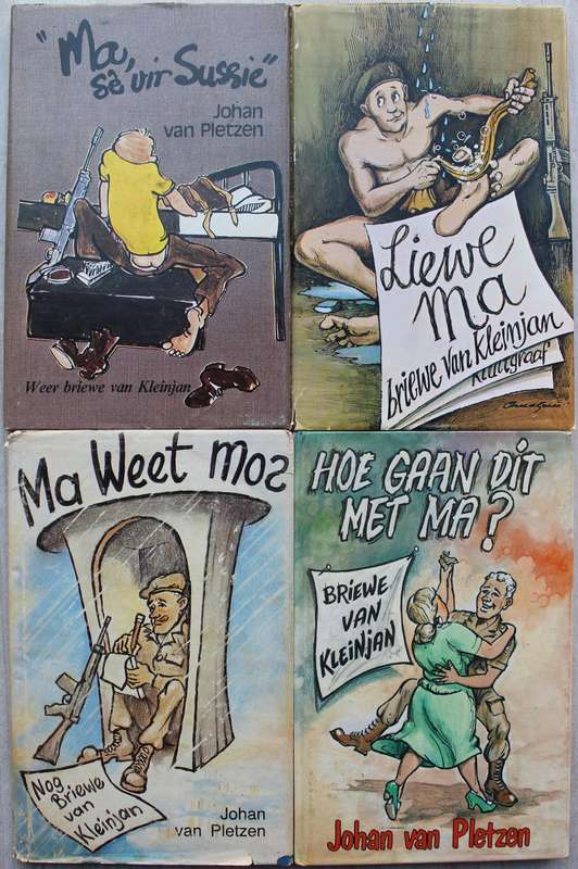 4 x Boeke - Ma Weet Mos. Nog Briewe van Kleinjan Kluitgraaf / Johan van Pletzen