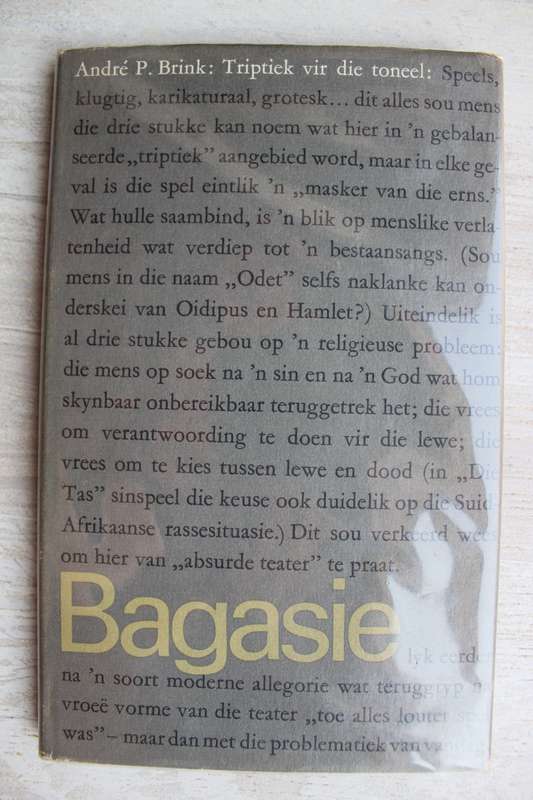 BAGASIE - TRIPTIEK VIR DIE TONEEL - ANDRE P. BRINK