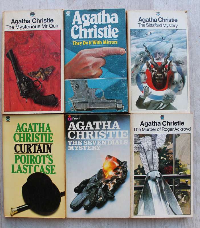6 x Agatha Christie paperbacks