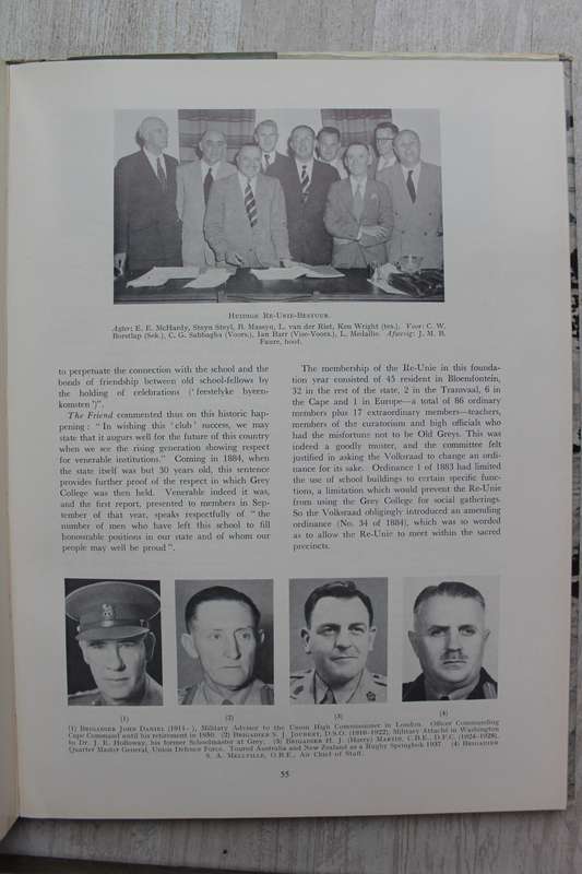 GREY COLLEGE - BLOEMFONTEIN A SOUTH AFRICAN SCHOOL - `N SUID-AFRKAANSE SKOOL/ CENTENARY PUBLICATION