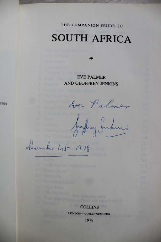 SIGNED: G JENKINS & E PALMER - COMPANION GUIDE SOUTH AFRICA
