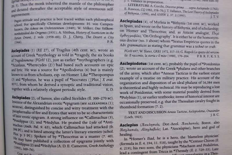 The Oxford Classical Dictionary 3rd Edition - Simon Hornblower & Antony Spawforth