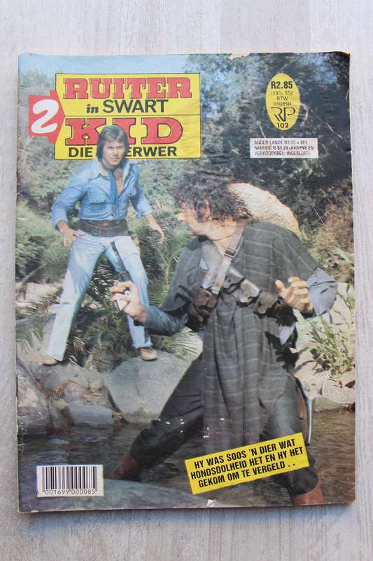 Ruiter In Swart / Kid Die Swerwer  nommer 102 fotoboek foto boek picture book