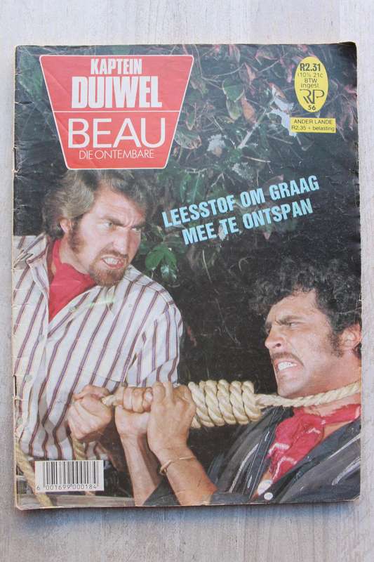 Kaptein Duiwel + Beau die Ontembare nommer 56 -  fotoboek foto verhaal picture story
