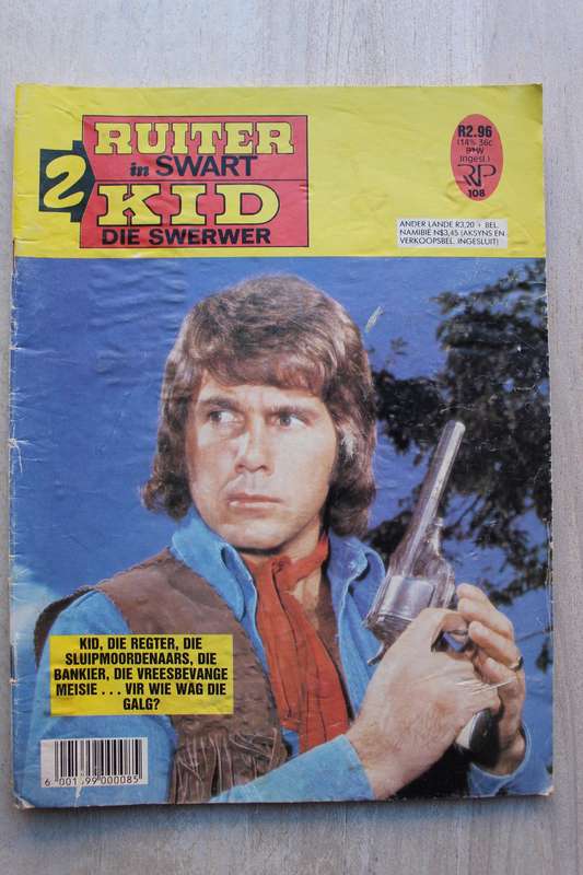 Ruiter In Swart / Kid Die Swerwer  nommer 108 fotoboek foto boek picture book