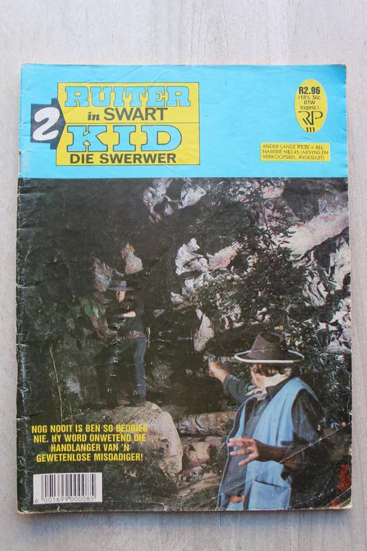 Ruiter In Swart / Kid Die Swerwer  nommer 111 fotoboek foto boek picture book