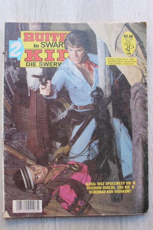 Ruiter In Swart / Kid Die Swerwer  nommer 110 fotoboek foto boek picture book