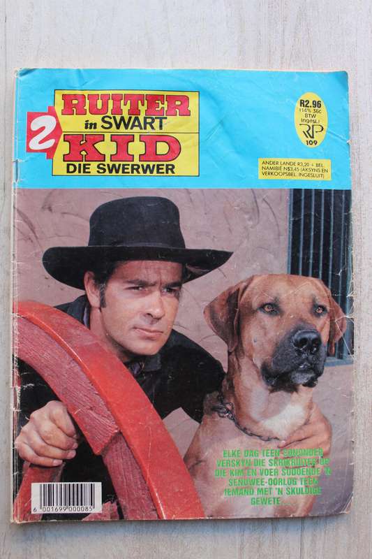 Ruiter In Swart / Kid Die Swerwer  nommer 109 fotoboek foto boek picture book