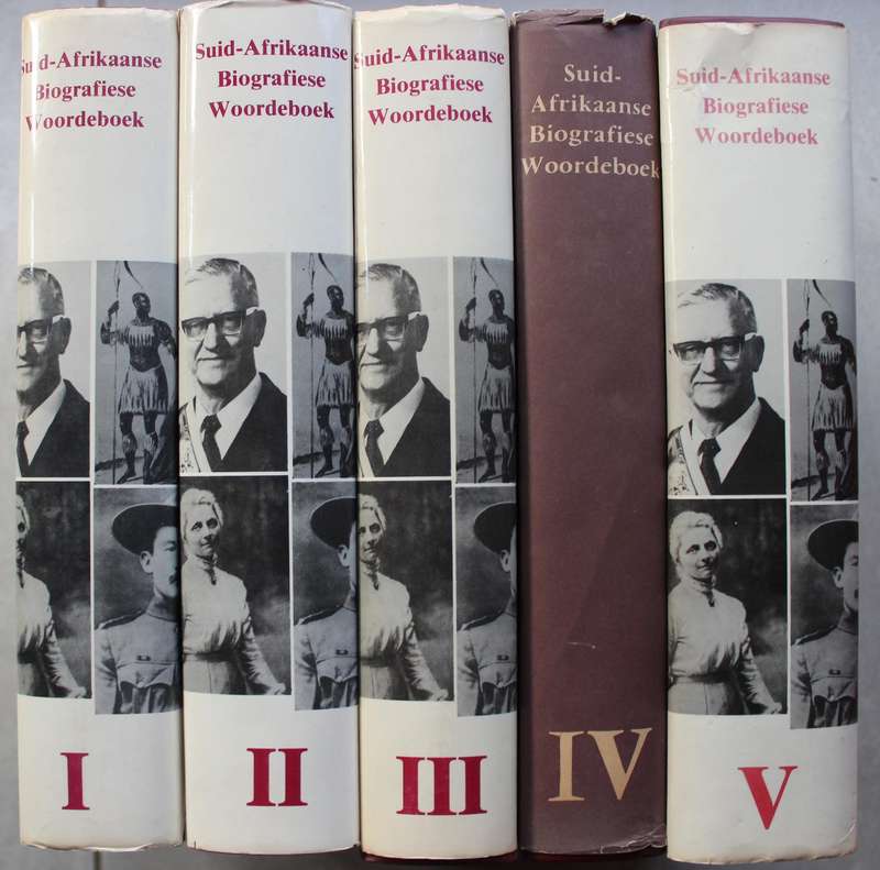 Suid-Afrikaanse Biografiese Woordeboek stel van 5 volledig