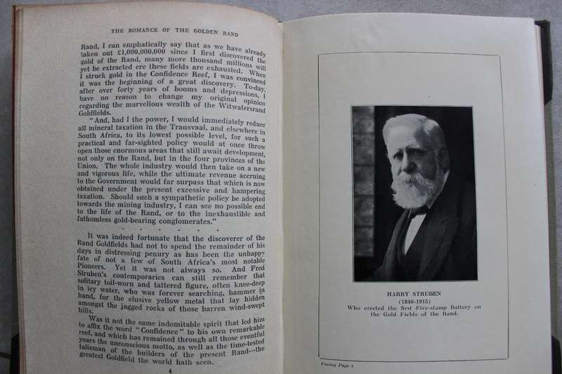 SIGNED: THE ROMANCE OF THE GOLDEN RAND being the romantic story of the life and work of the pioneers