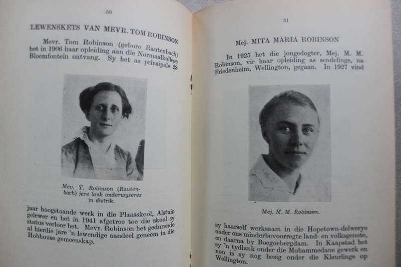 Nederduits Gereformeerde Gemeente Hobhouse Oranje- Vrystaat 1913 - 1943
