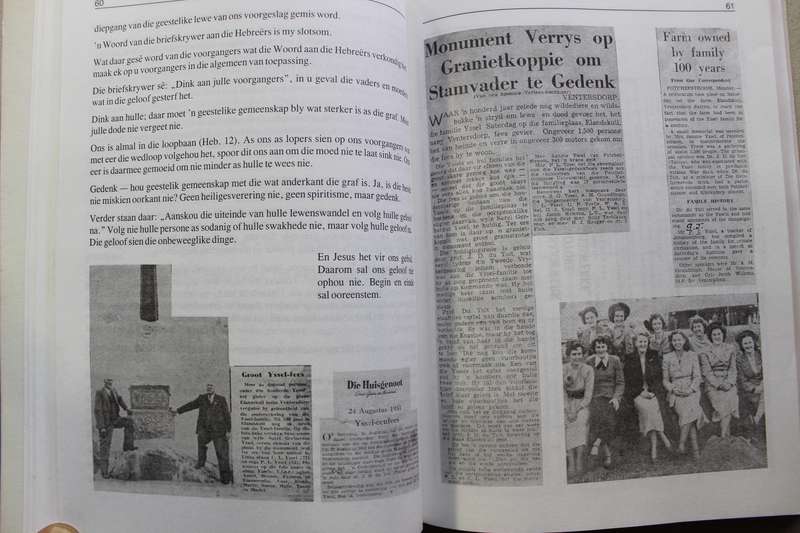 Gedenkboek van die Yssel-familie van Elandskuil 1851 - 2001