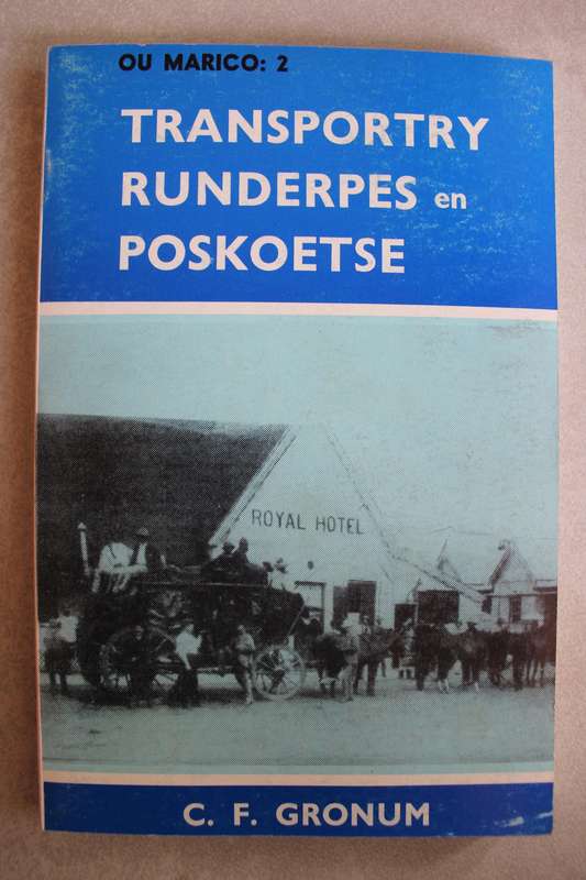 TRANSPORTRY, RUNDERPES EN POSKOETSE - C F GRONUM