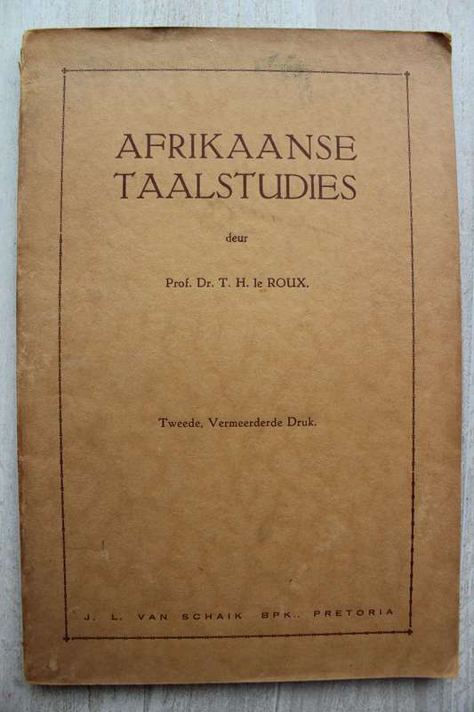 Afrikaanse Taalstudies - Le Roux