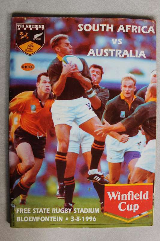 South Africa vs Australia Free State Rugby Stadium Bloemfontein 1996 Test