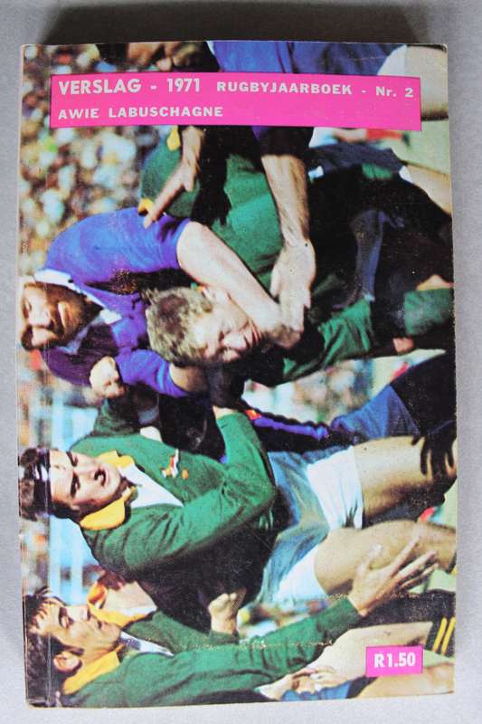 Verslag - 1971 - Rugbyjaarboek Nr. 2. Awie Labuschagne / Rugby