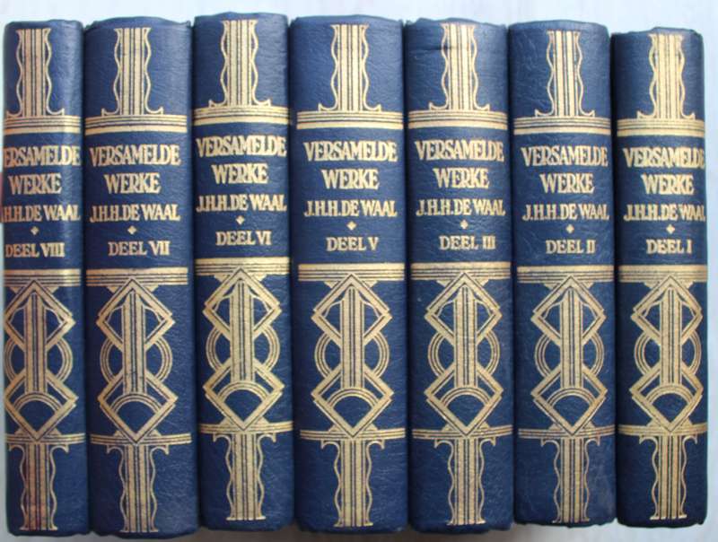 VERSAMELDE WERKE J.H.H. DE WAAL 1939 7 Volumes