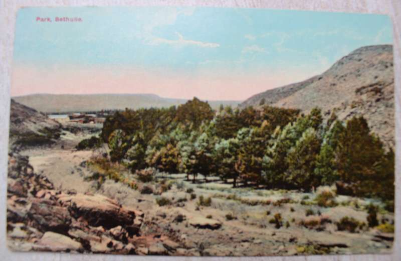 Postcard: Park, Bethulie post card